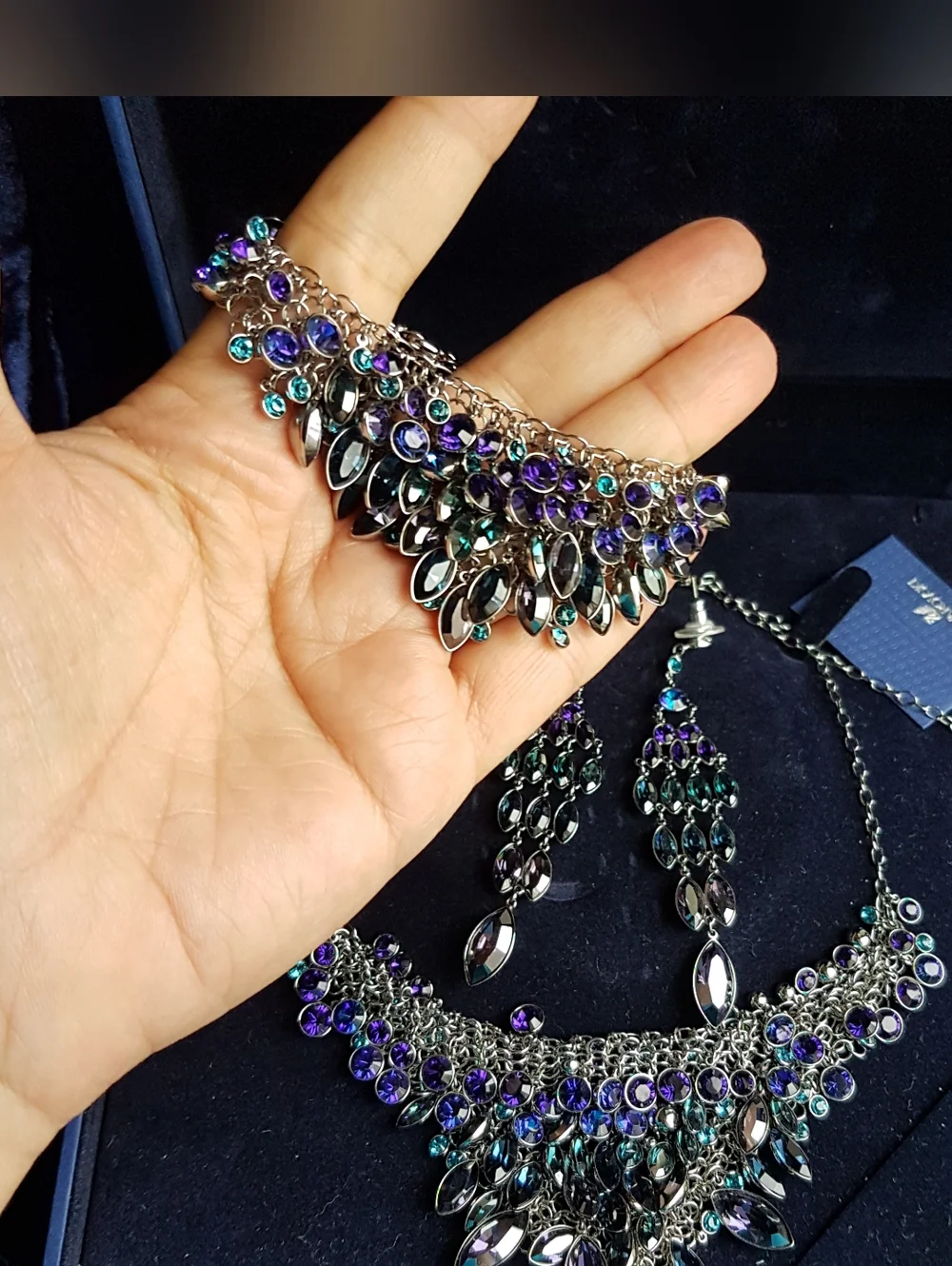 AUTHENTIC Swarovski Panache Statement Bracelet Vintage RARE - Picture 6 of 14